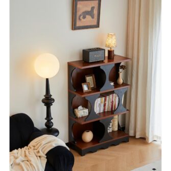 Hadid Solid Wood Bookshelf